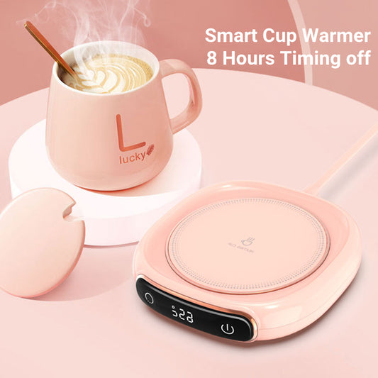 Coffee Mug Warmer Warm Coaster Smart Heating Cup Thermal Insulation Constant Temperature Coaster Heating Pad Desktop - Tropical Escape