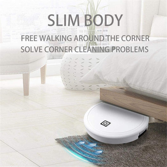 3-in-1 Robot Vacuum Cleaner 1800Pa Multifunctional Smart Floor Cleaner USB Rechargeable Dry Wet Sweeping Vacuum Cleaner - Tropical Escape