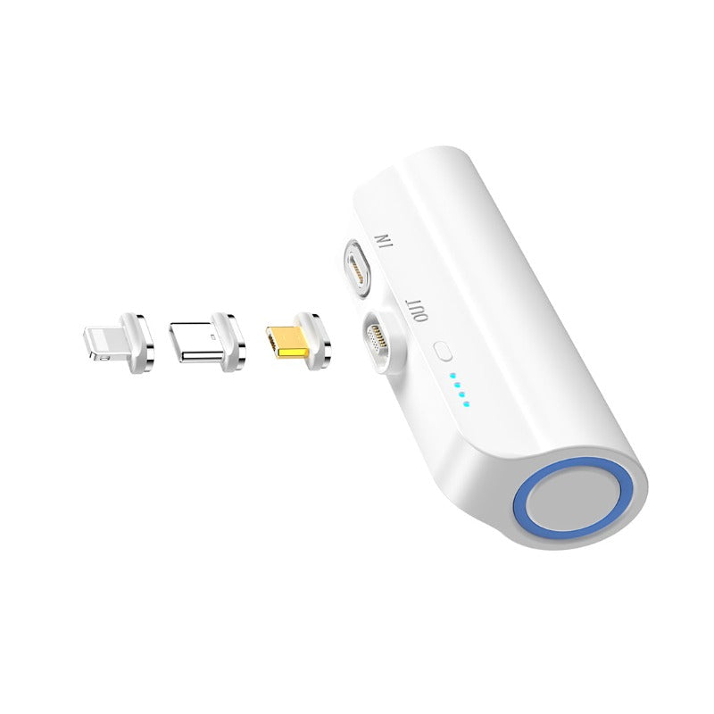 Capsule Magnetic Power Bank Portable Wireless Mini Emergency - Tropical Escape