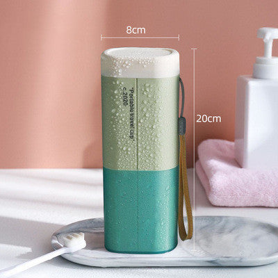 Portable Travel Toothbrush Storage Box - Tropical Escape